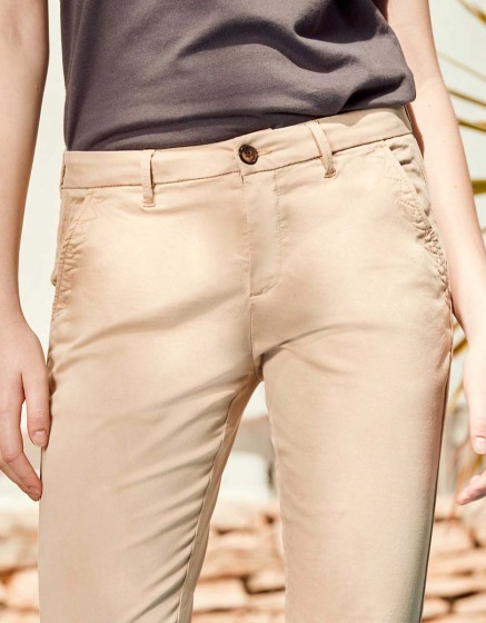 beige chino trousers