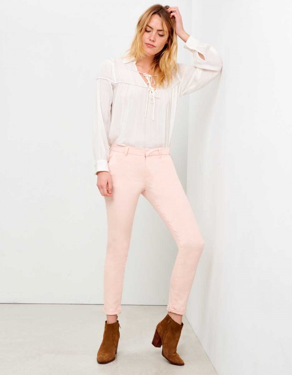 Chino Trousers Sandy - ROSE NUDE