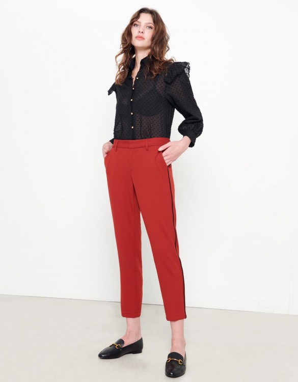 Cigarette Trousers Lizzy Color - TERRE ROUGE PIPING
