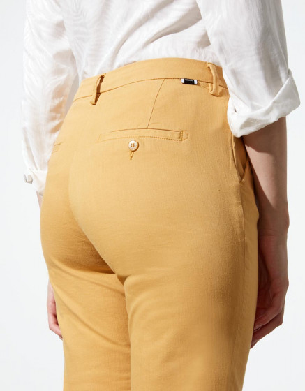 Chino trousers Sandy Highwaist Cropped - MANGUE