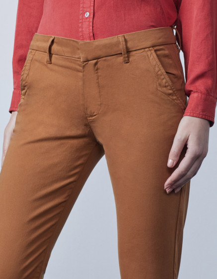 Chino trousers Sandy 2 Basic - NOUGAT