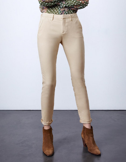Pantalon chino Sandy 2 Basic - BEIGE