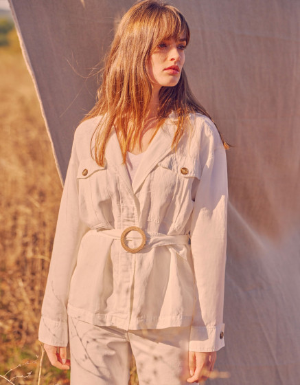 Veste Saharienne Judie - OFF WHITE