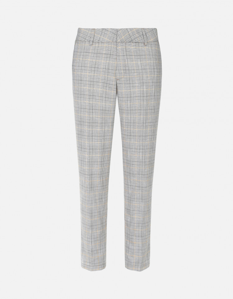 Cigarette trousers - Red/Checked - Ladies | H&M