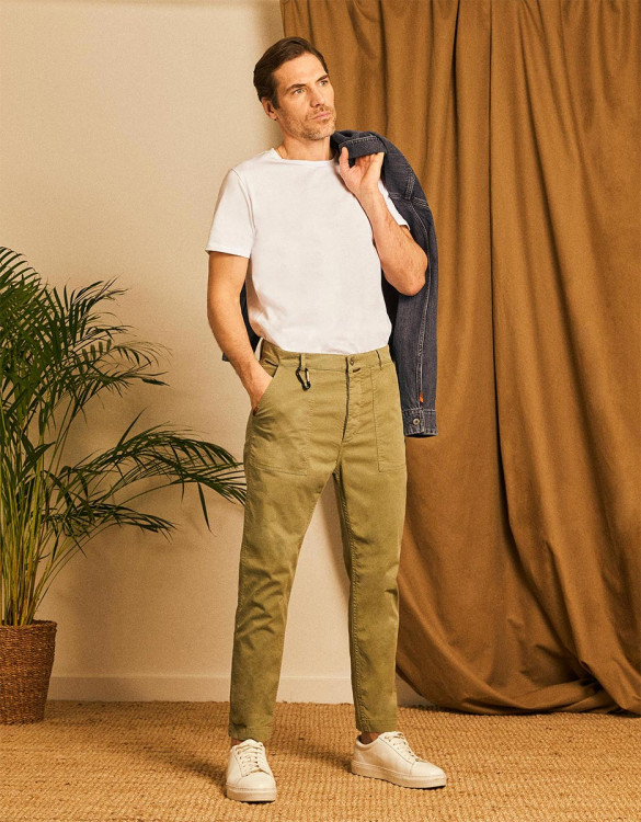 Cargo droit cropped Andrew - LIGHT MILITAR