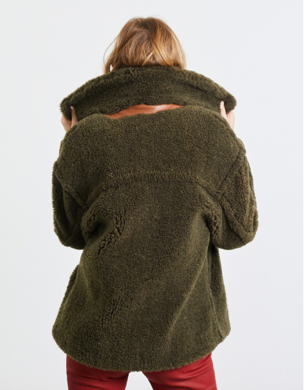 Faux fur coat Mary - ARMY