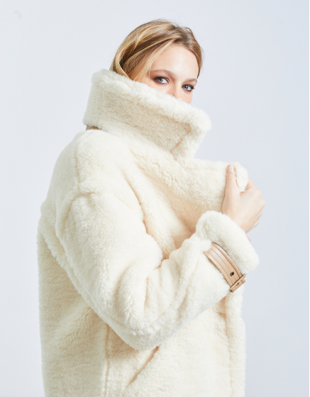 Faux fur coat Mary - MILKSHAKE