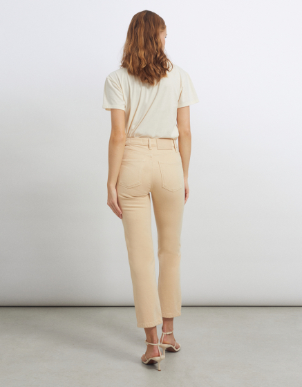Pantalon droit Mercy Color - LIGHT SAND 
