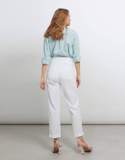 Pantalon cargo Aimee - WHITE