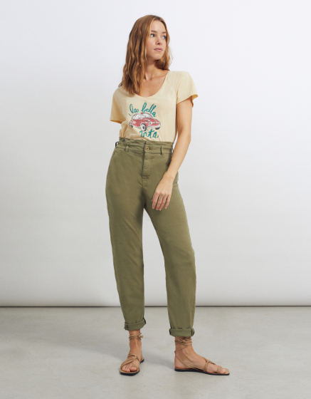 Pantalon baggy Bahia Color - KAKI