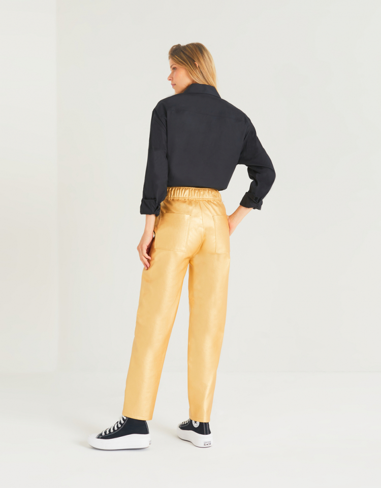 ZARA baggy trousers w/ patch pockets, Women's Fashion, Bottoms, Other  Bottoms on Carousell