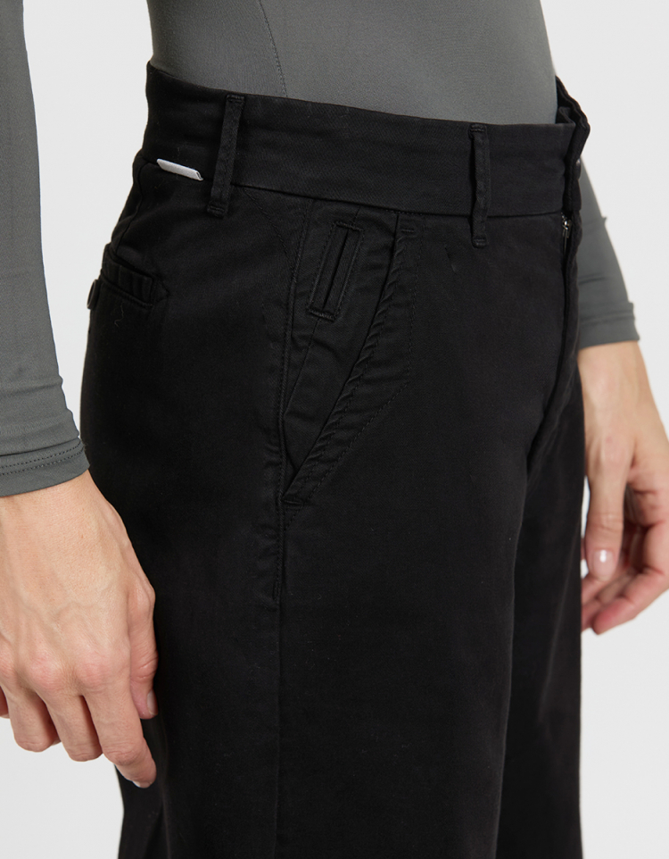 CHINO TROUSERS LIO - BLACK - BLACK - Import - Reiko Jeans
