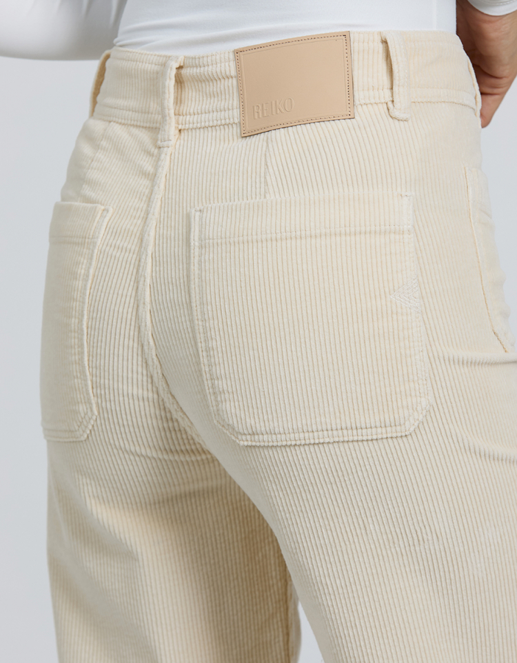 WIDE TROUSERS GIGI VELVET - KAKI - Import - Reiko Jeans